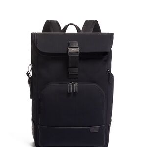 Tumi harrison Osborn Roll Top Backpack Black
